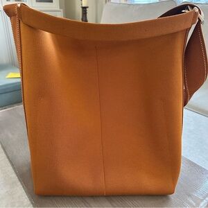 Rothy’s Bucket Bag in Amber
